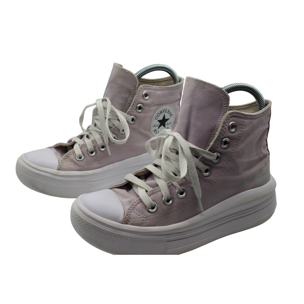 Converse Chuck Taylor All Star Move High Top Platform Lavender Purple Sneakers